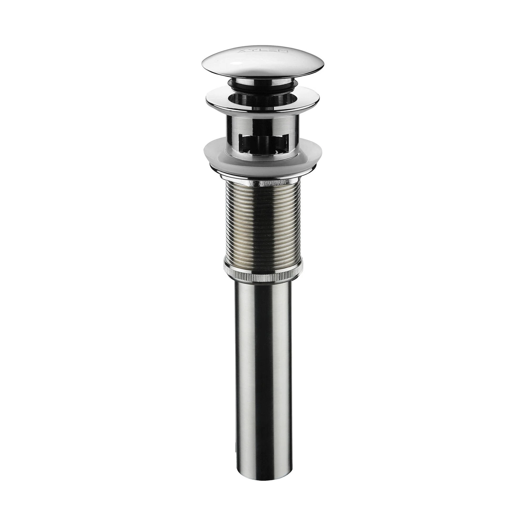 Popup Umbrella Drain, with overflow, Brushed Nickel