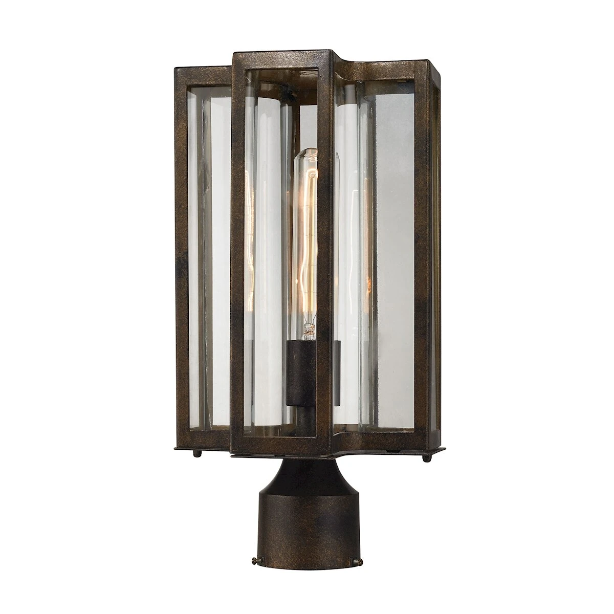 Bianca 1-Light Outdoor Post Mount Inch Hazelnut Bronze