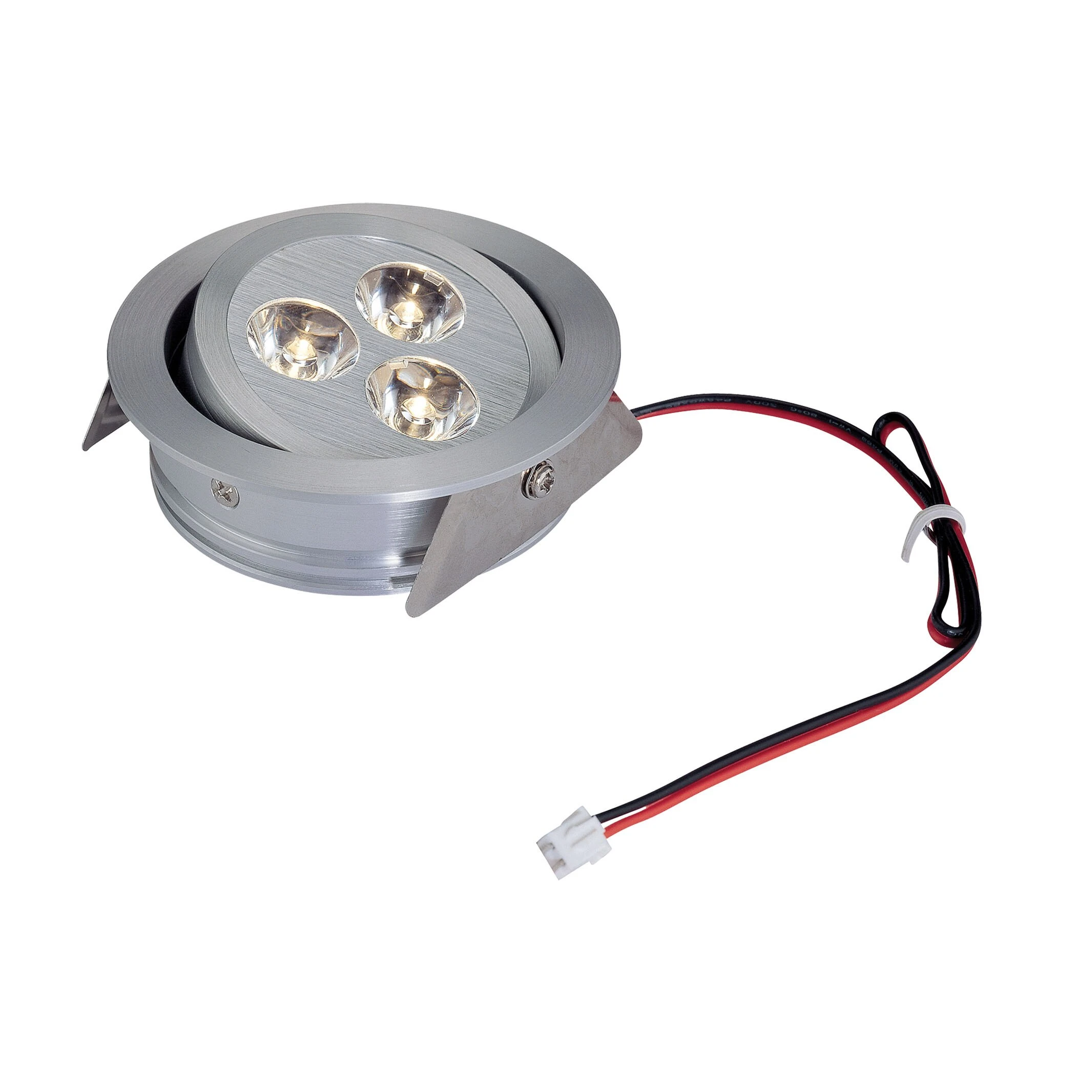 Tiro 3-Lght Directional DownLght Alum w/Clr Acrylic Diffuser, LED