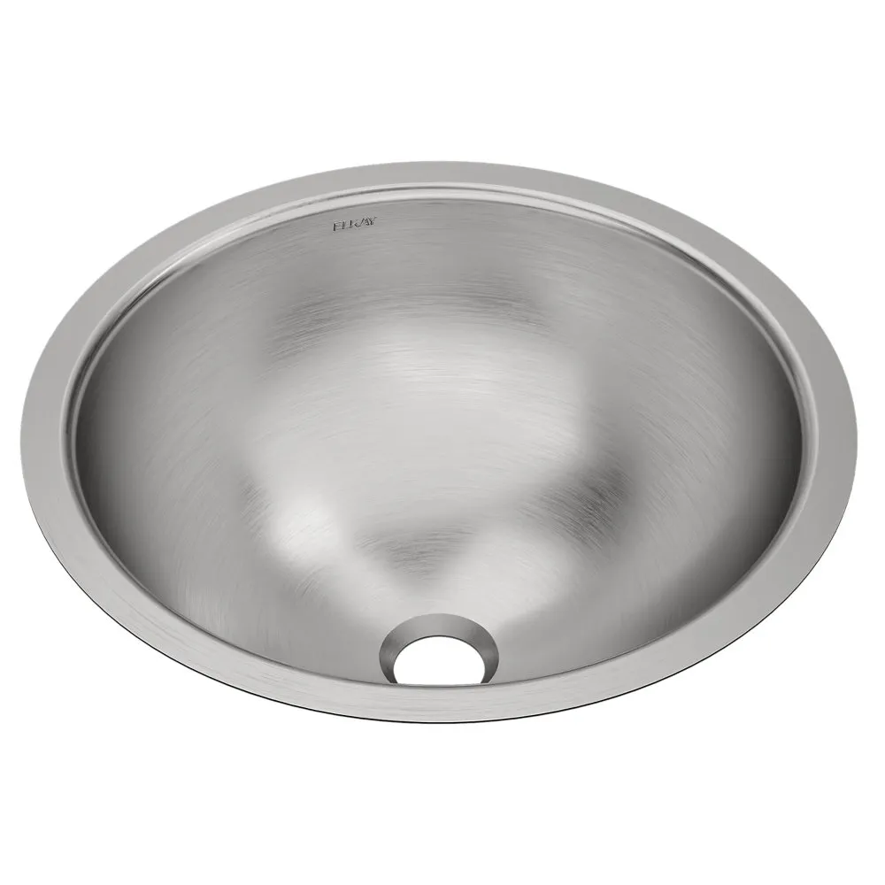 Single Bowl Undermount Bathroom Sink with Overflow, 18-3/8 x 18-3/8 x 8 Inch Size