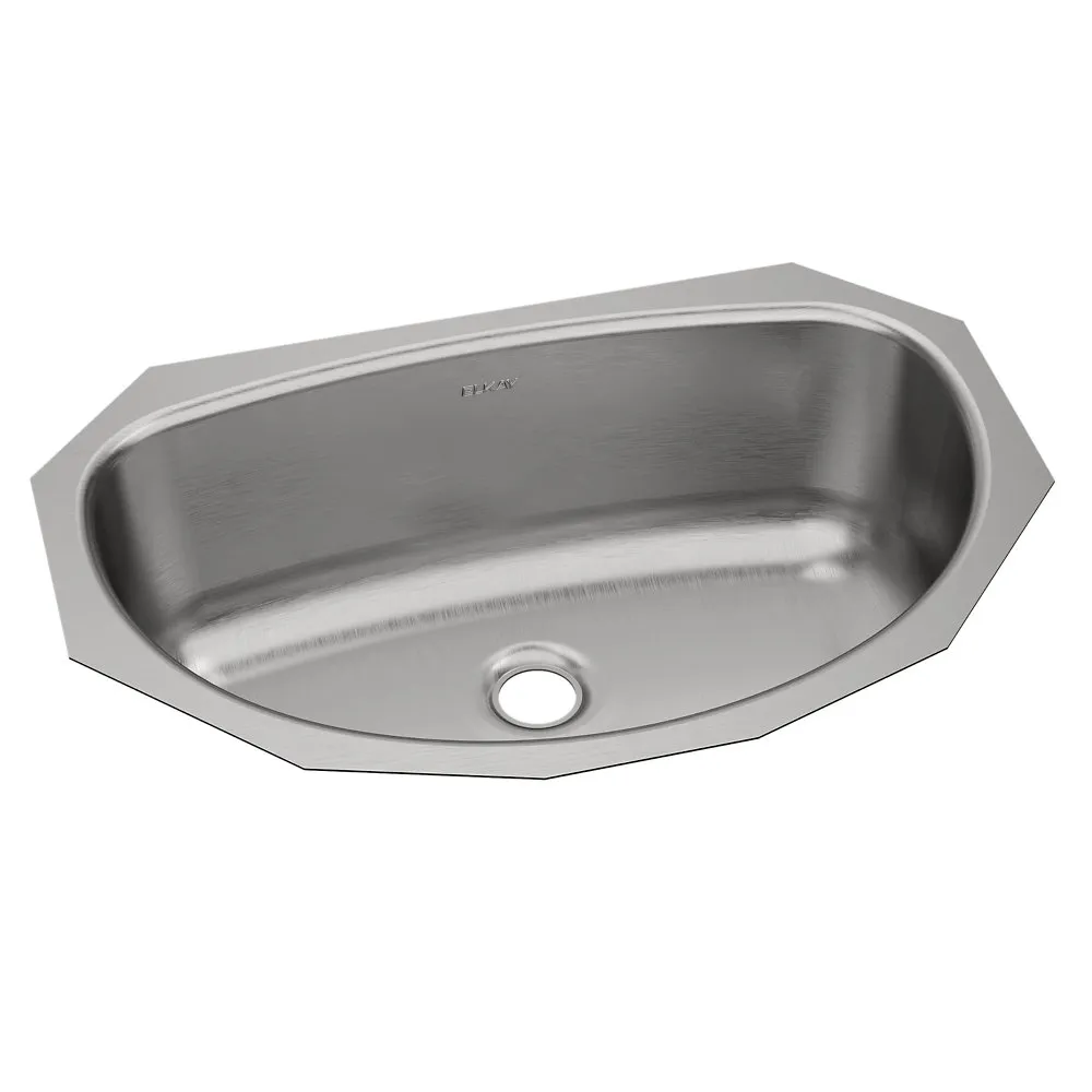 Single Bowl Undermount Bathroom Sink, 19-1/2 x 13-5/16 x 6-1/4 Inch Size