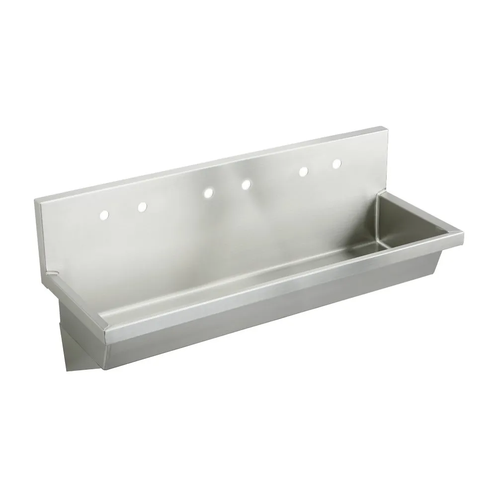 Hand Wash Sink, Stainless Steel, 72 X 20 X 8 Inch Size