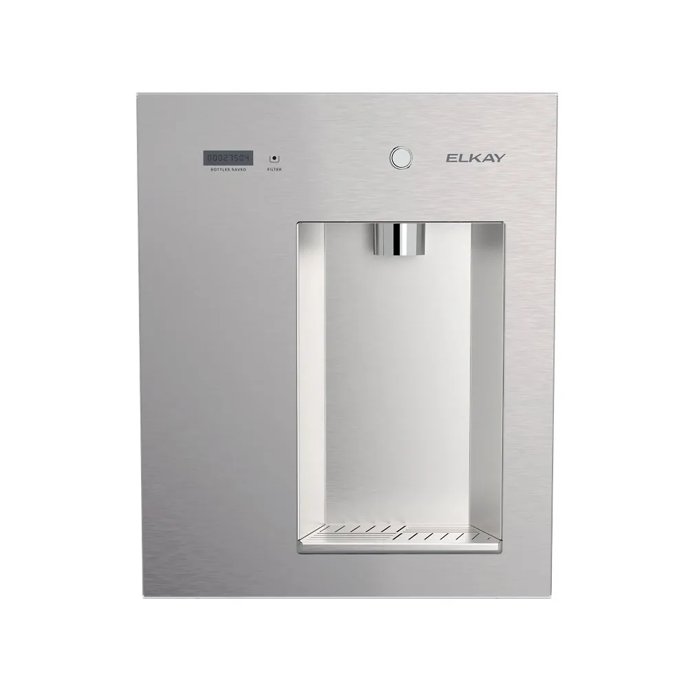 Built-In Filtered Water Dispenser Non-Refrigerated Steel Gray