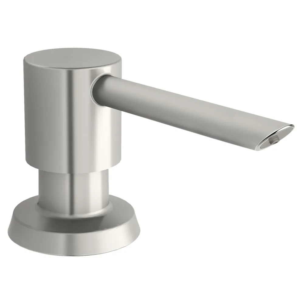 Soap Lotion Dispenser, Lustrous Steel, 1-15/16 X 2-5/8 X 2-5/8 Inch Size