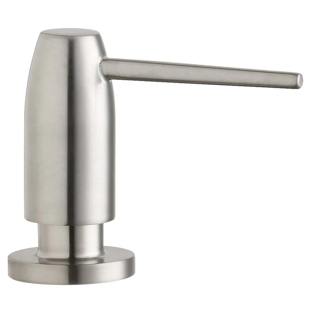 Soap Lotion Dispenser, Lustrous Steel, 1-3/4 X 4-1/2 X 3, Inch Size
