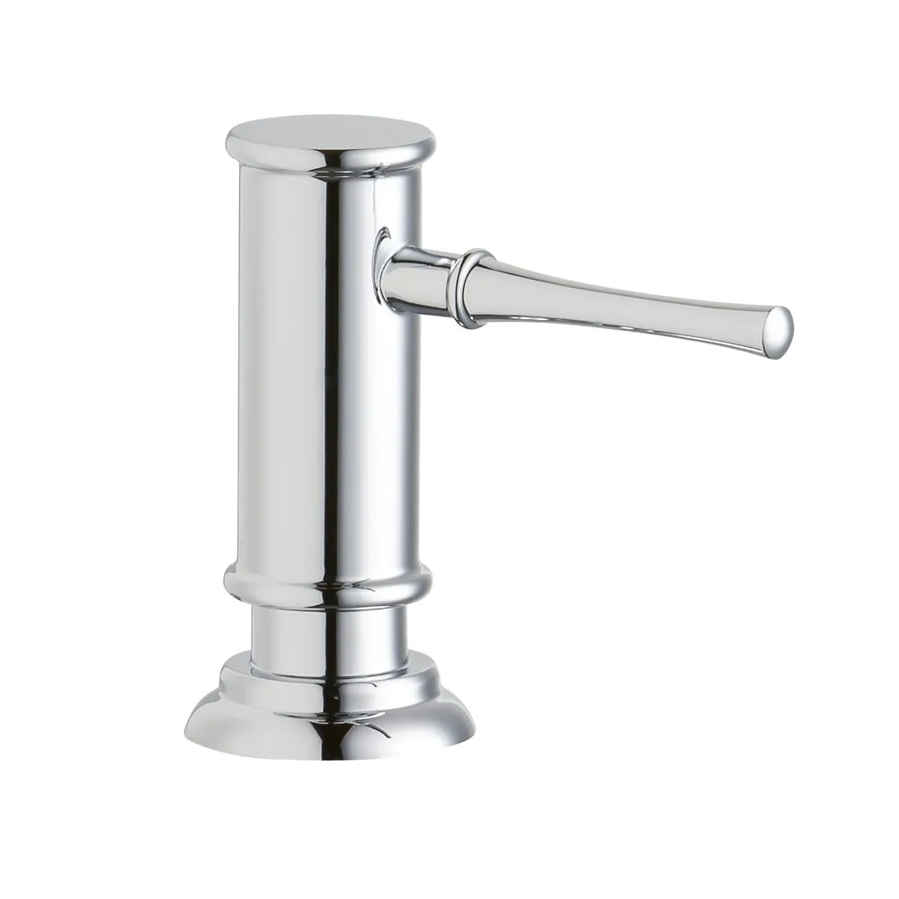 Soap Lotion Dispenser, Chrome, 2-1/8 X 5-1/16 X 3-1/2 Inch Size