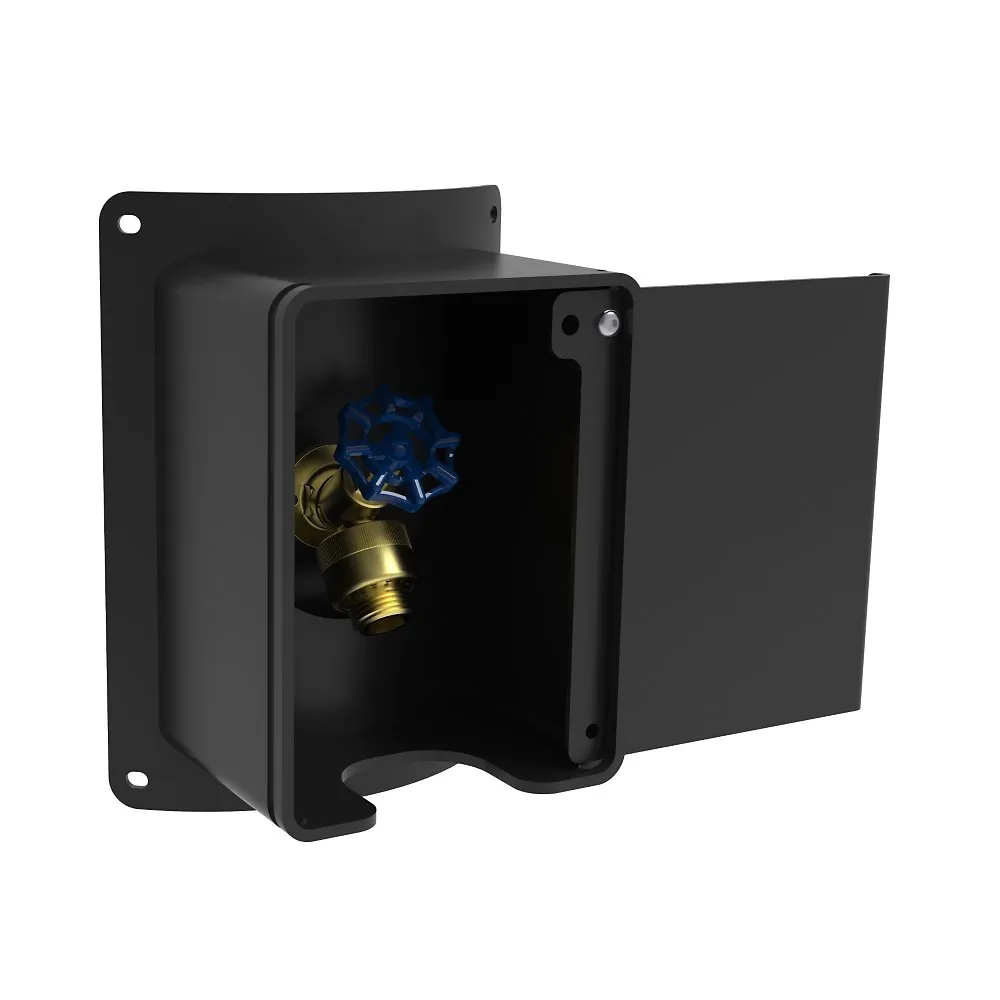 Locking Hose Bib, Black