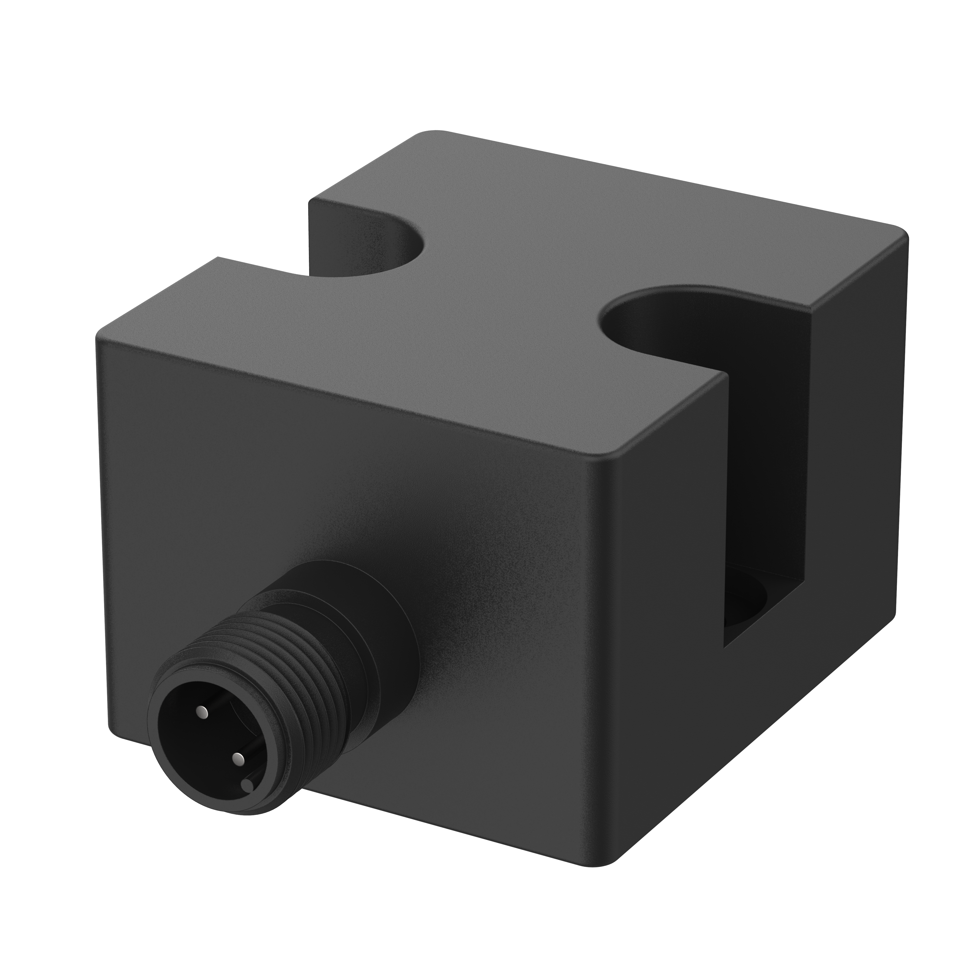 ELOBAU 161V62AY Safety Sensor, Magnetically Actuated, N.O./N.O., Built In Connector, M12 Size | CL7MRF