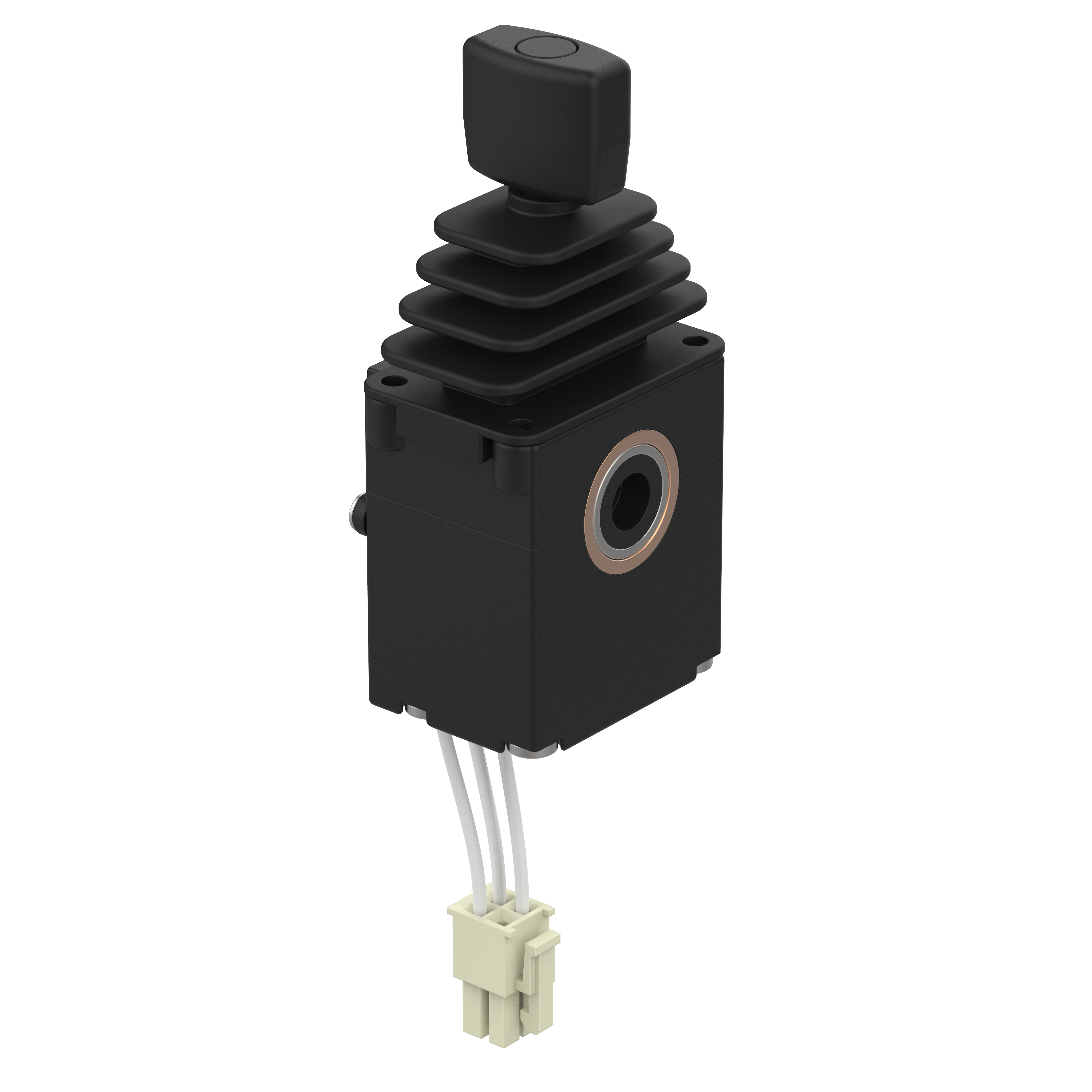 ELOBAU J3A7AA0A Fingertip Joystick, Operating Voltage 10-30V DC, Output Signal 0,5-4,5V DC | CL7MXL