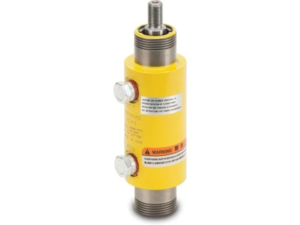 ENERPAC RD41 General Purpose Hydraulic Cylinder, 4 Ton, Capacity, 1.13 Inch Stroke Length, Double-Acting | AA8KTY 18Y543