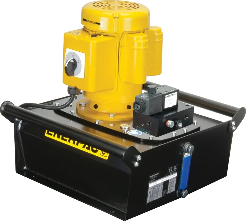 ENERPAC ZE4120DB Electric Hydraulic Pump, 3/2 Solenoid Dump Valve, 5 Gallon Usable Oil, 10000 PSI | AF8KQF 26VY93