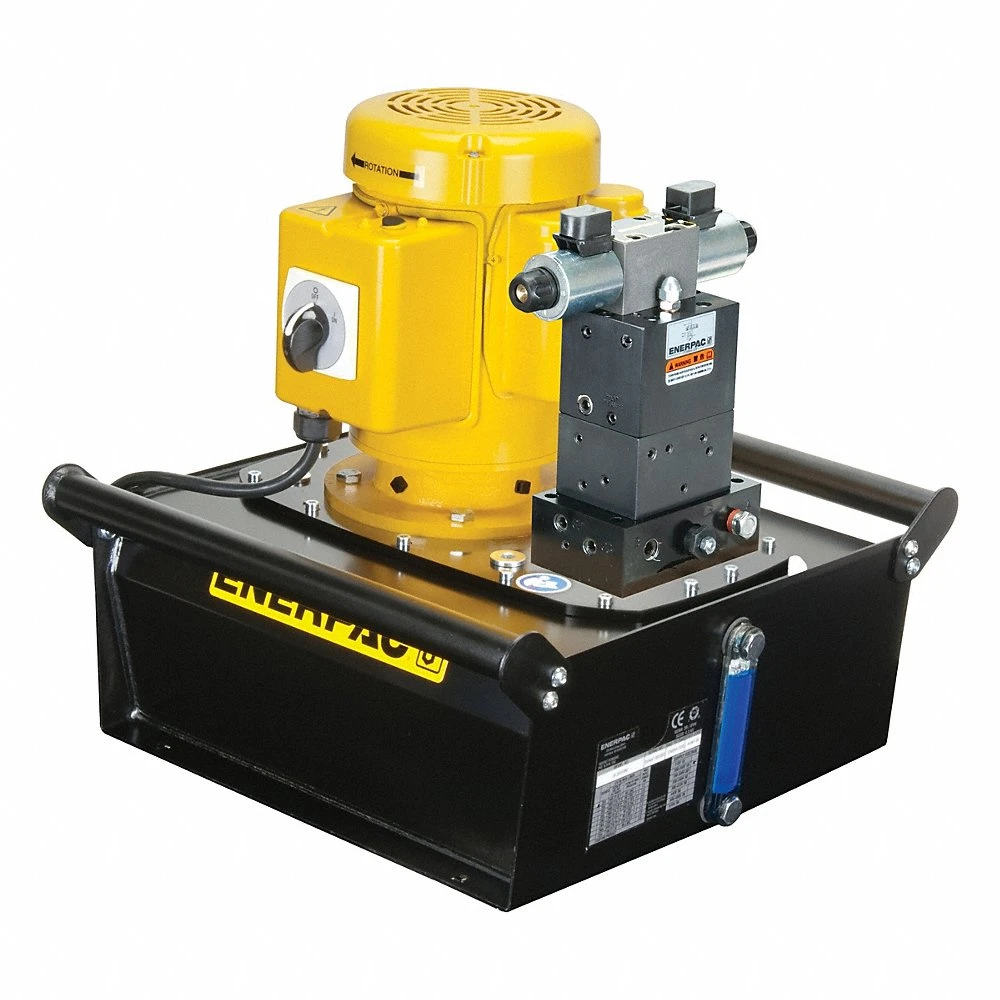 Electric Pump, 10000 PSI Max Op Pressure, 200 cu in/min Max Flow Rate, 7 1/2 HP Max HP