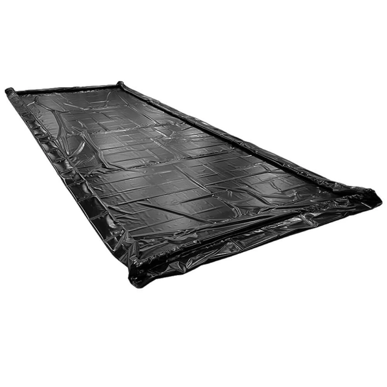 Stinger Self Rising Foam Wall Spill Berm, 4x6x1 Feet Size, Black