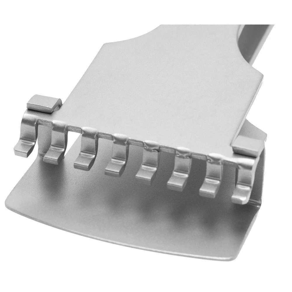 Tweezers, 7 Inch Length, Stainless Steel, Cylinder, Straight Tip