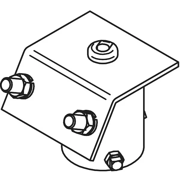 Wall/Pole Mounting Bracket, 2 InchLx2 InchW x 4 InchH