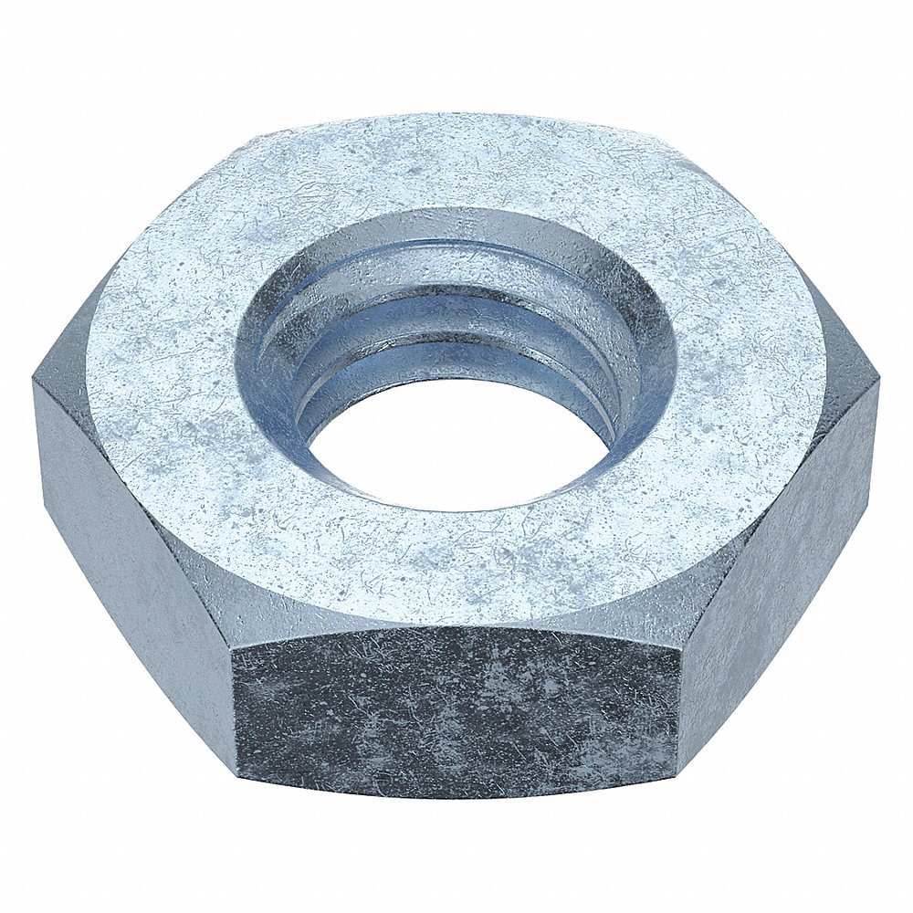 FABORY B11391.037.0001 Jam Nut, 3/8-16 Thread Size, Grade A Grade | CG7AYP 164Y23