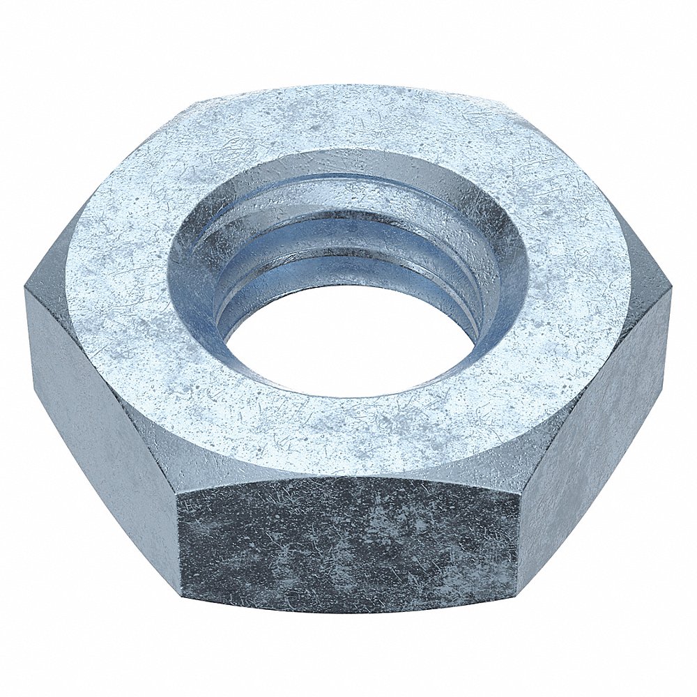 FABORY B11391.043.0001 Jam Nut, 7/16-14 Thread Size, Grade A Grade | CG7AYQ 164Y24