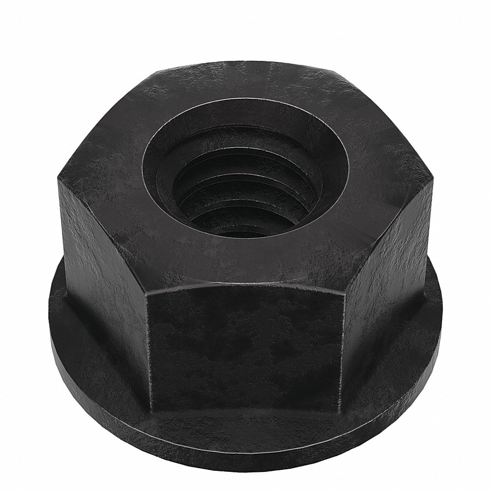 FABORY B12470.025.0001 Lock Nut, 0.505 Inch Flange Dia., 1/4-20 Thread Size, Grade 8 Grade | CG7BKE 177X90