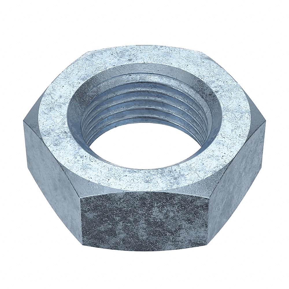 FABORY U11073.062.0001 Jam Nut, 5/8-18 Thread Size, Grade 5 Grade | CG8LPR 41VK12