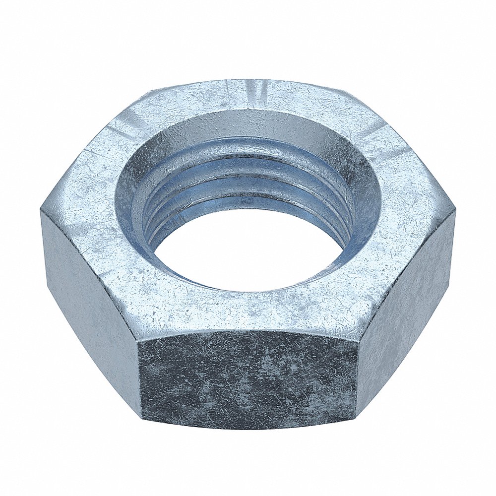 FABORY U11351.125.0001 Jam Nut, 1-1/4-7 Thread Size, Grade 5 Grade | CG8LUL 41VK34