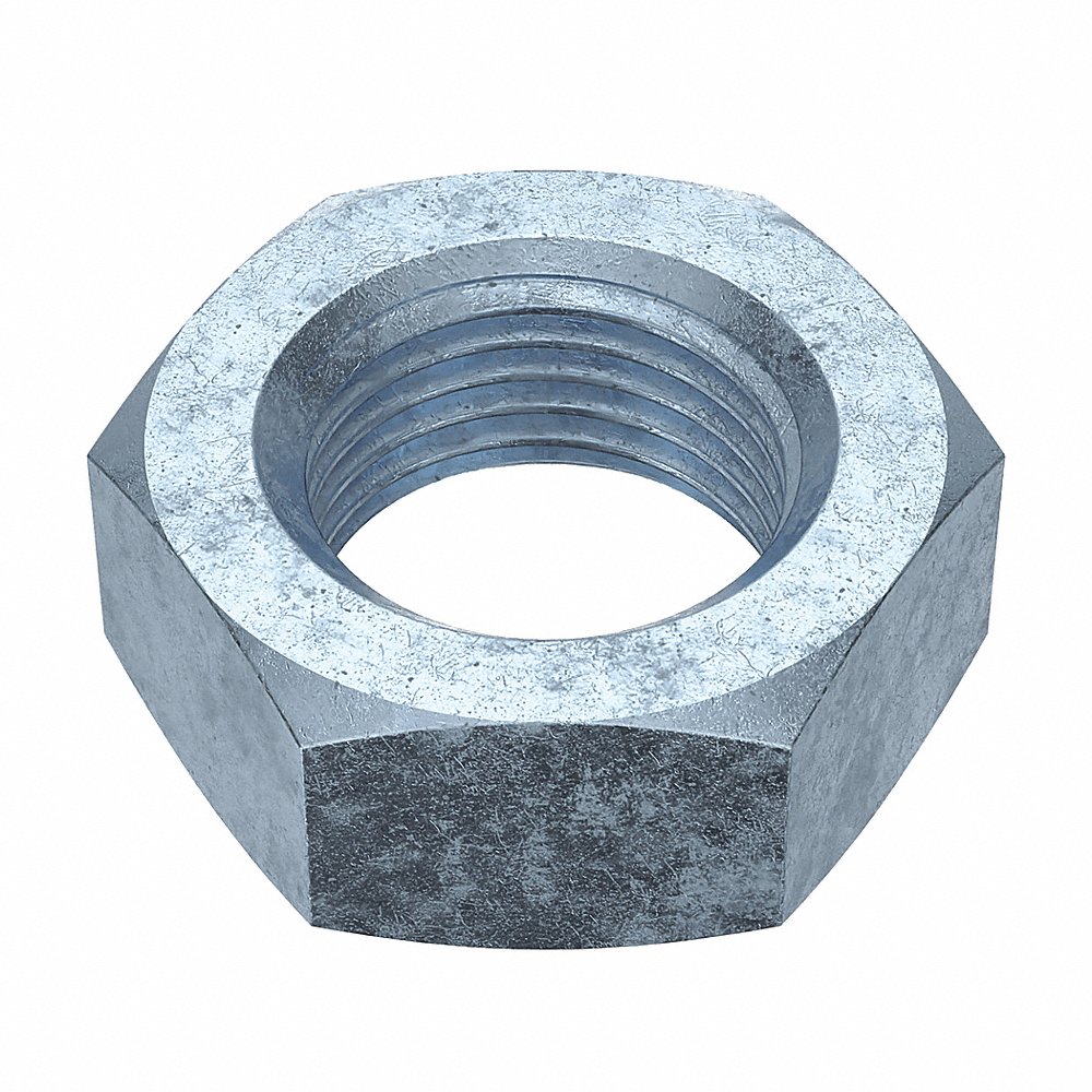 FABORY U11374.062.0001 Jam Nut, 5/8-18 Thread Size, Grade 8 Grade | CG8LWV 41VK88