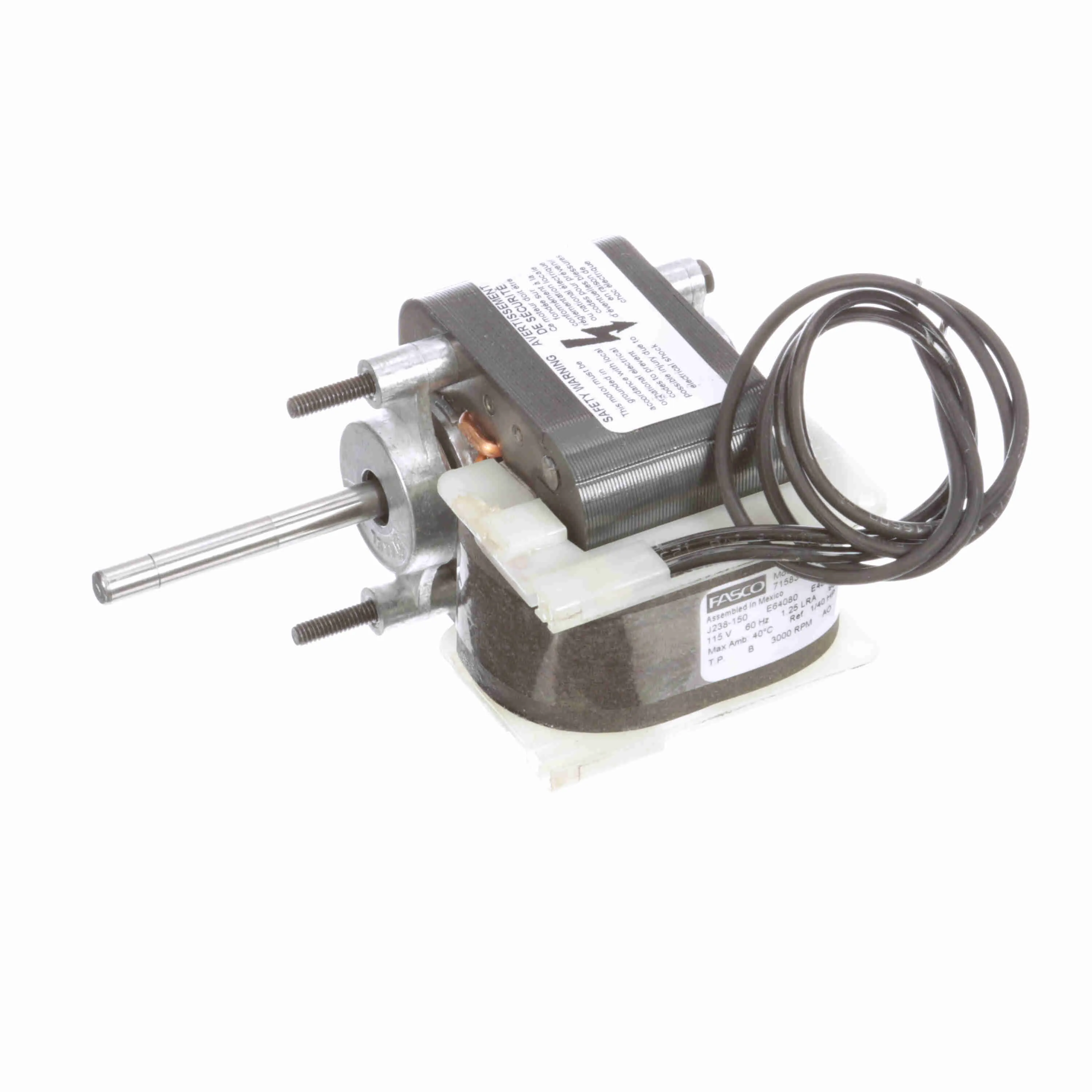 C-Frame / Skeleton Motor, 1/40 HP, 3000 rpm, 115 V