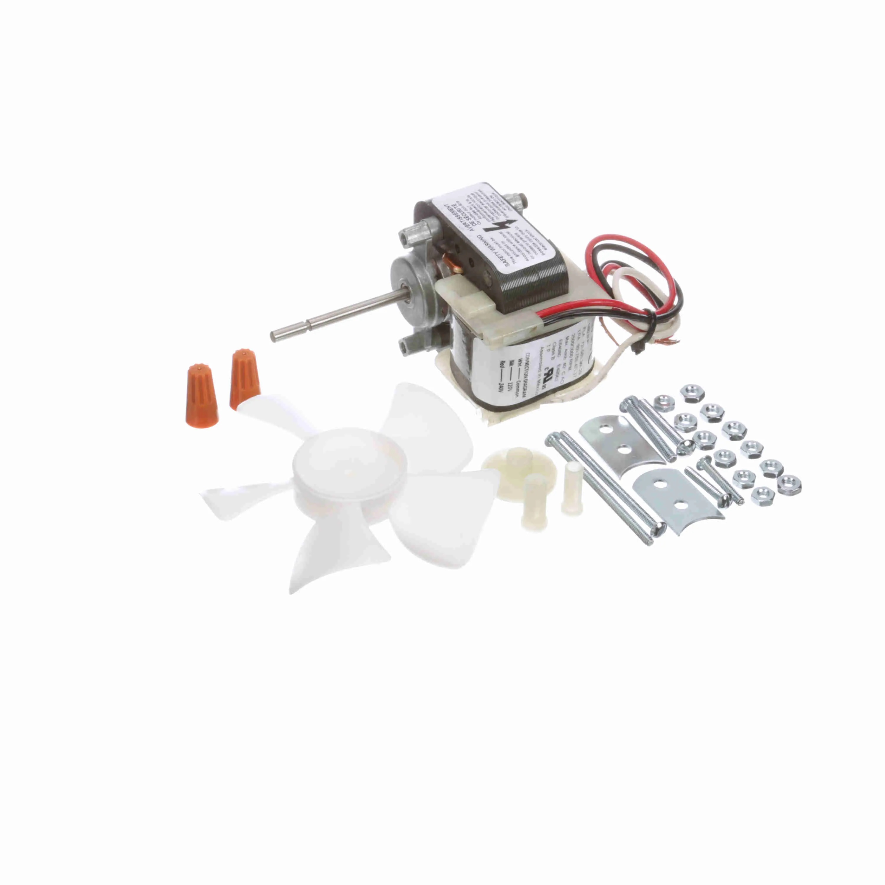 C-Frame / Skeleton Motor, 1/60 HP, 3000 rpm, 120/240 V