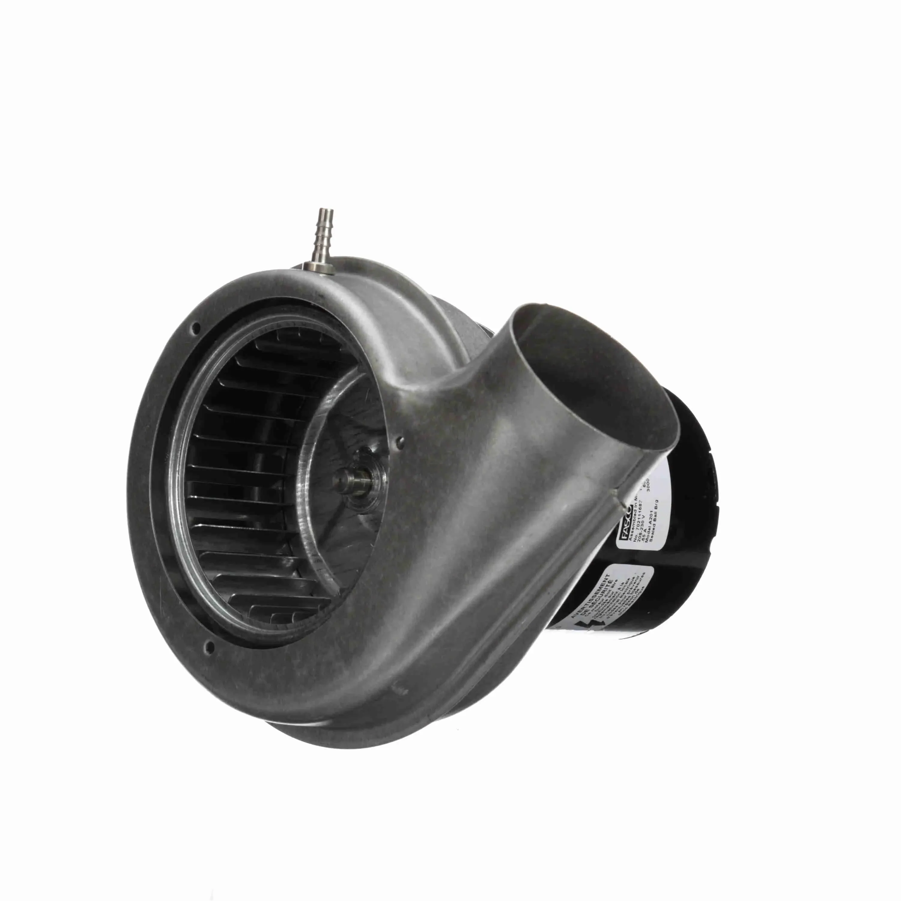 FASCO A201 OEM Blower, Round, 3 13/16 Inch Wheel Dia., Shaded Pole Motor, 208/230V AC, Auto | CJ2XZD 45KC92