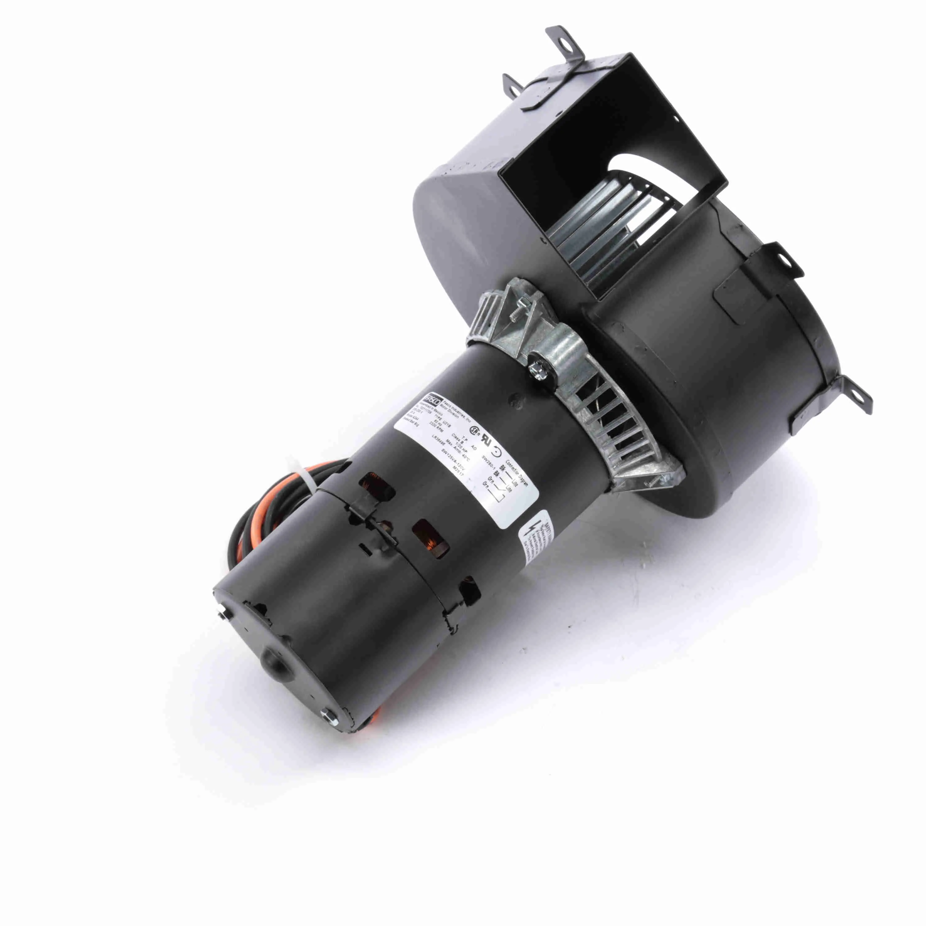 FASCO A244 OEM Blower, Rectangular, 4 1/2 Inch Wheel Dia., Shaded Pole Motor, 208/230V AC, Auto | CJ2XVK 45KD21