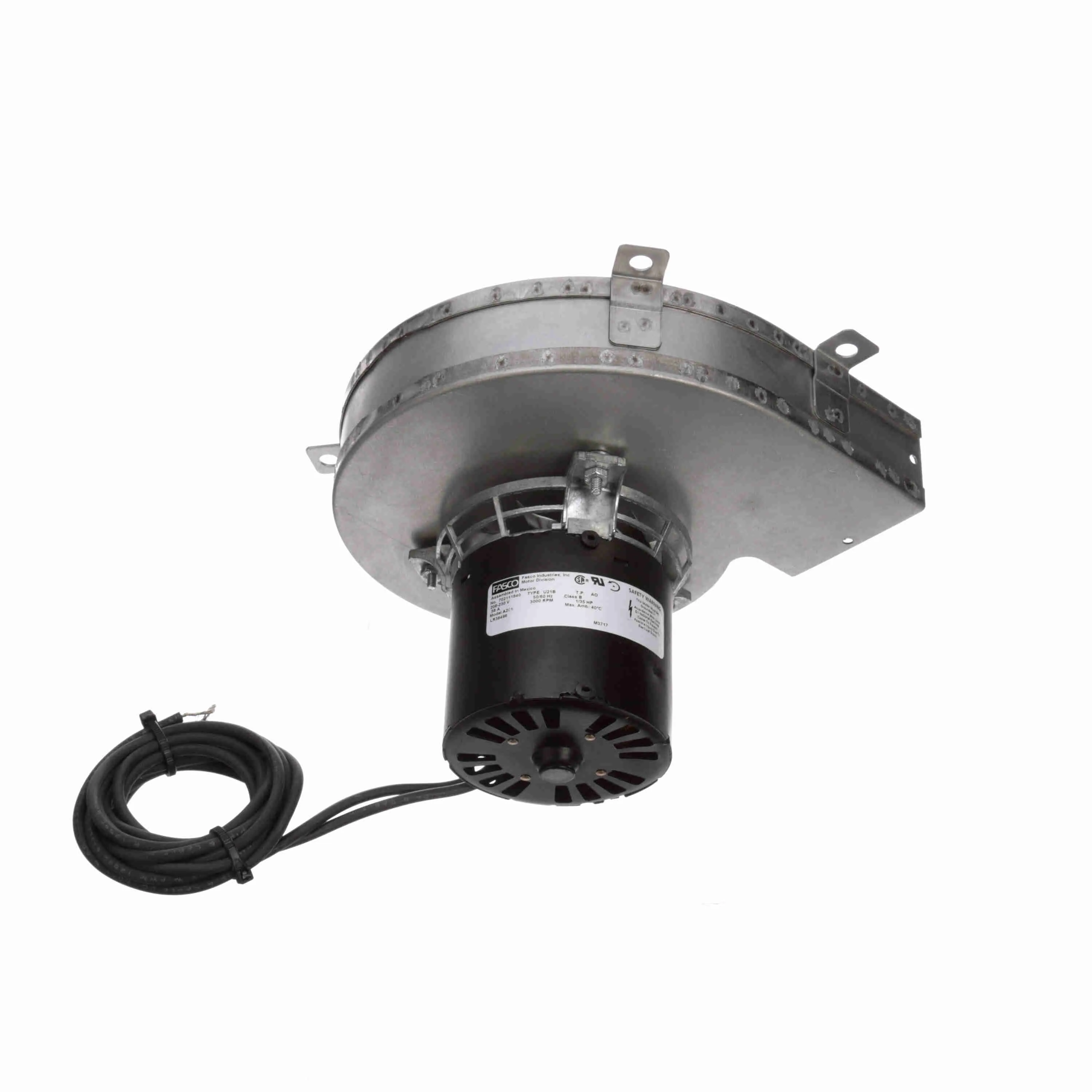 FASCO A251 OEM Blower, Rectangular, 4 1/2 Inch Wheel Dia., Shaded Pole Motor, 208/230V AC, Auto | CJ2XXU 45KD25