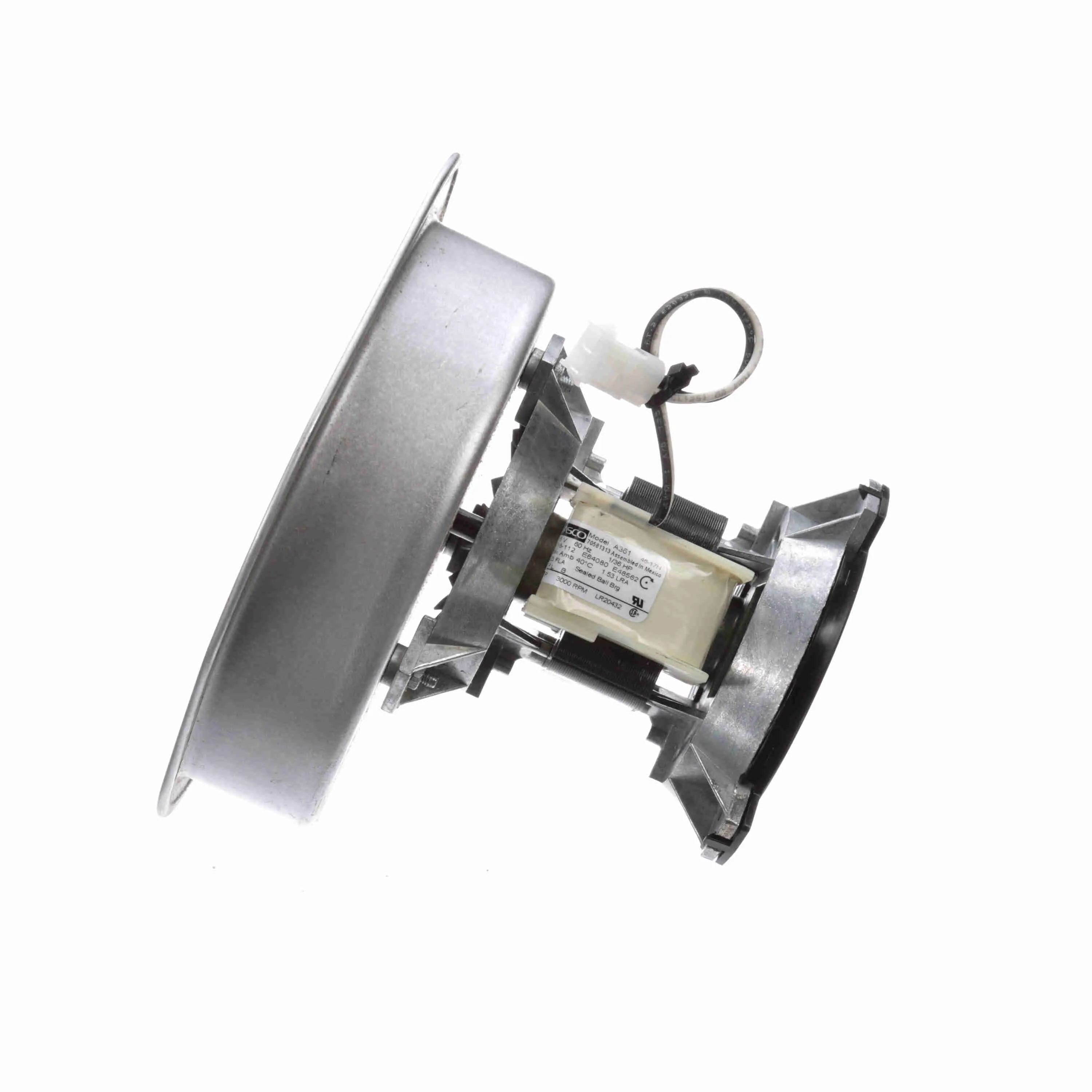 FASCO A361 OEM Blower, Rectangular, 4 3/4 Inch Wheel Dia., Shaded Pole Motor, 115V AC, Auto | CJ2XYL 45KD68