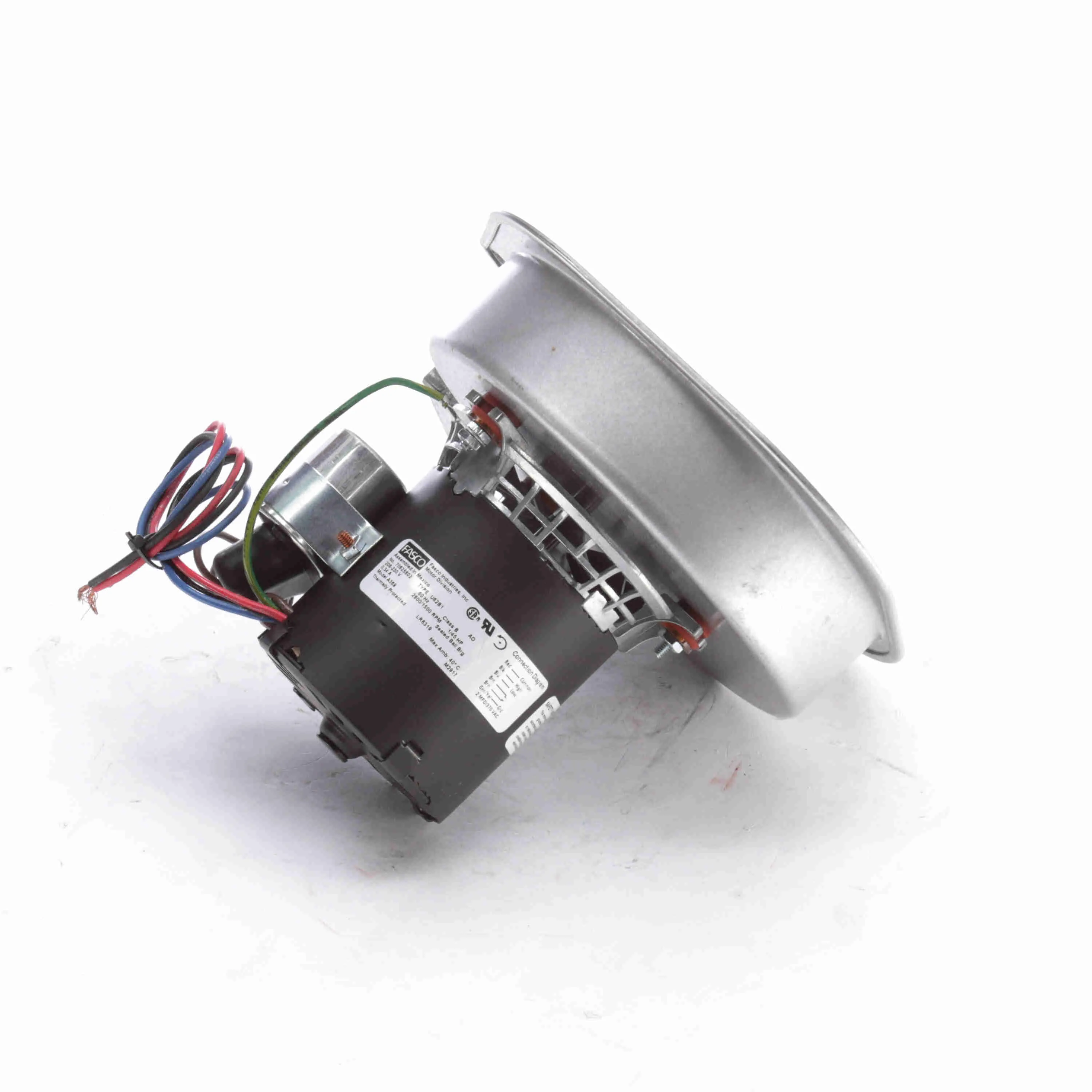 FASCO A369 OEM Blower, Rectangular, 4 3/4 Inch Wheel Dia., Permanent Split Capacitor Motor, Auto | CJ2XXD 45KD72