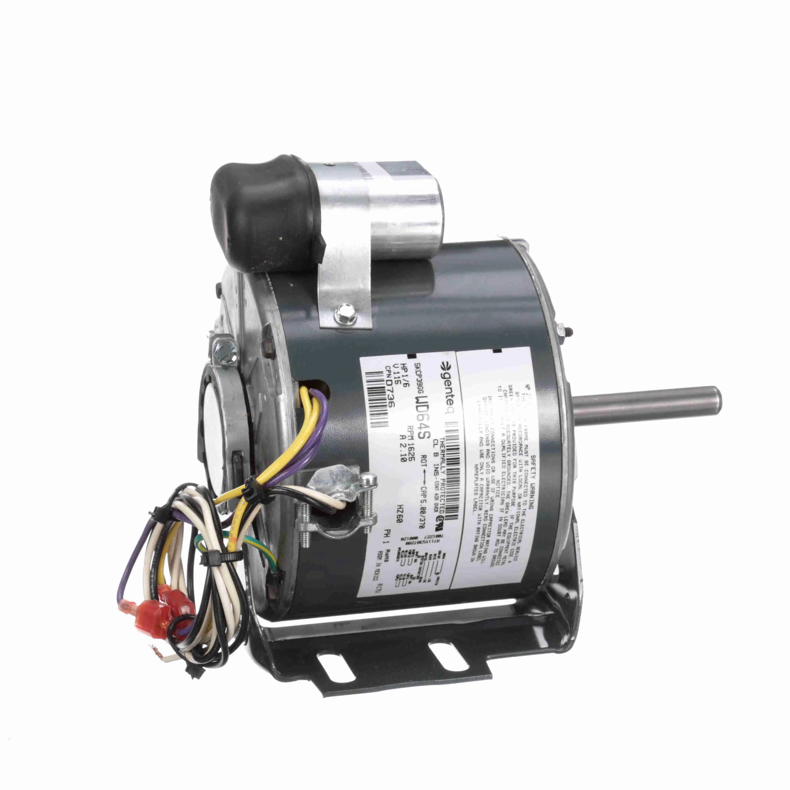 FASCO D736 Motor, 1.6 HP, 115V, 1625 RPM, 1 SPDT | CJ2WCX 161M32