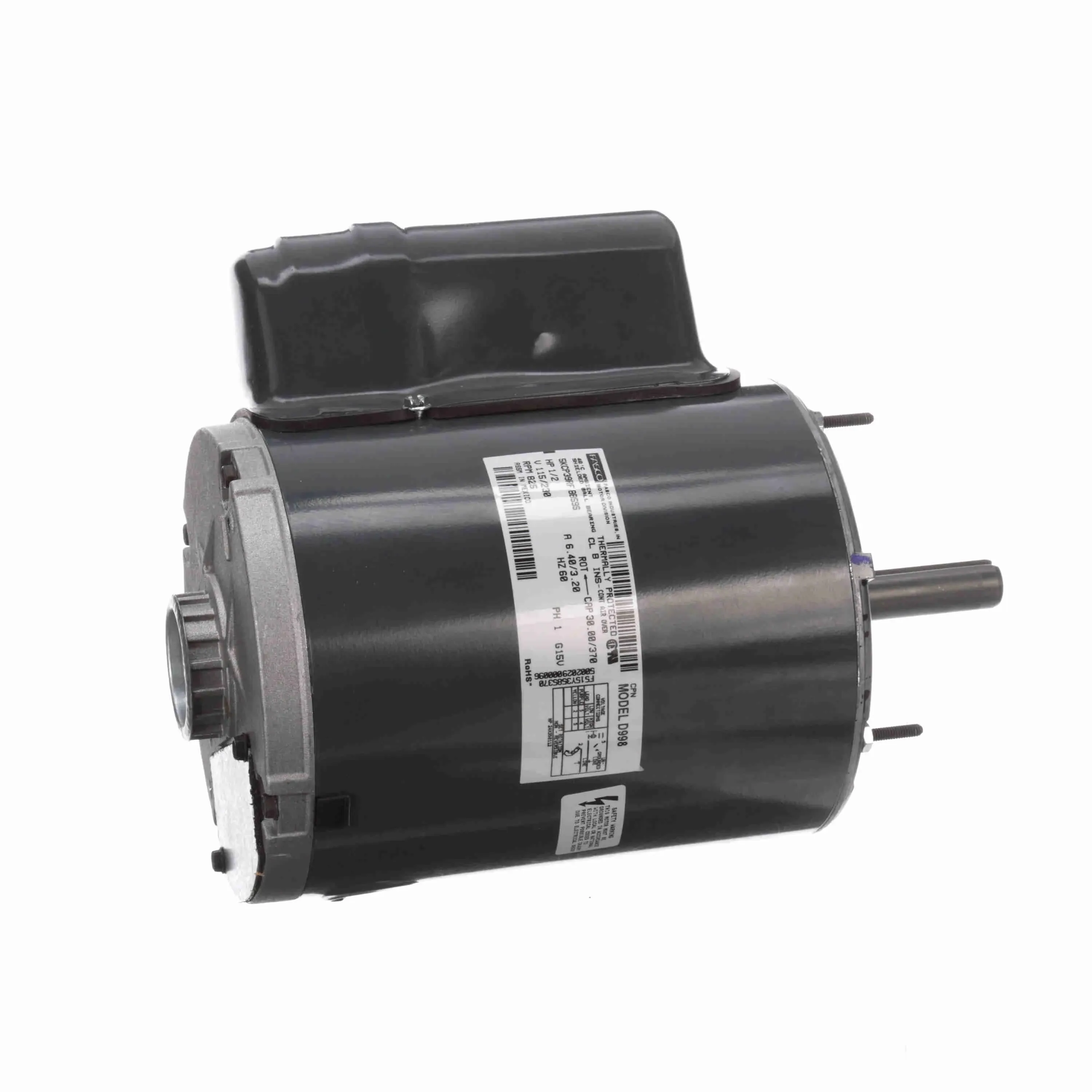 Pedestal Fan Motor, 1/2 HP, 825 RPM, 115/230V, TEAO
