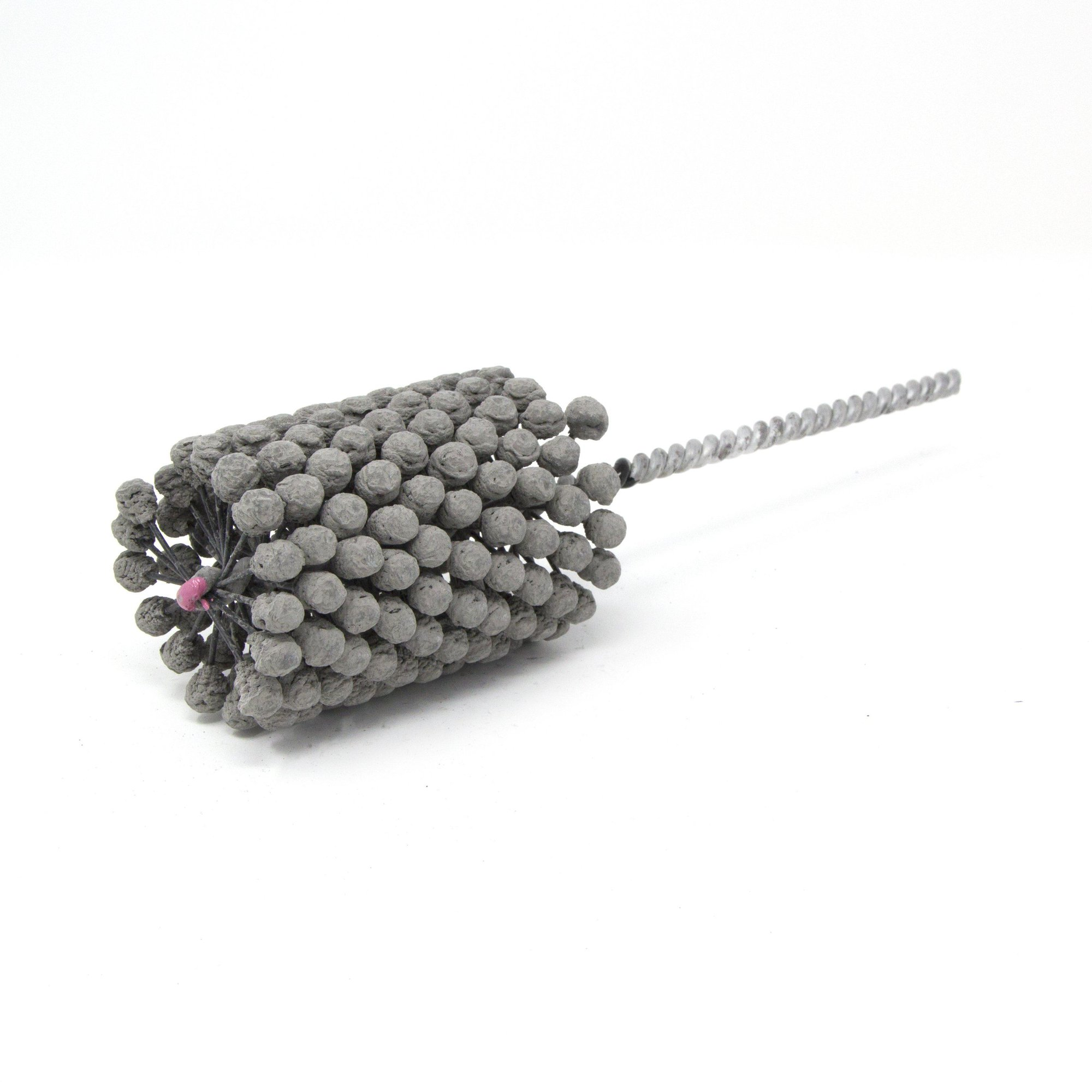 Flexible Cylinder Hone, 2 Inch Bore Dia, 3 Inch Lg, Aluminium Oxide, 600 Grit