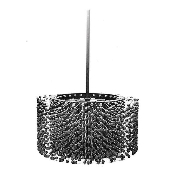 Super Heavy Duty Flexible Hone, 32 Inch Bore Dia, 36 Inch Lg, Silicon Carbide, 180 Grit