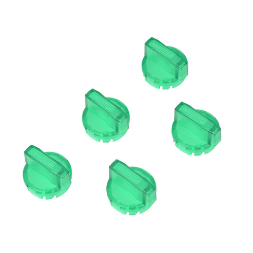 Lever Lens, Replacement, Green, 2-Position, White Indicator Line, 5PK