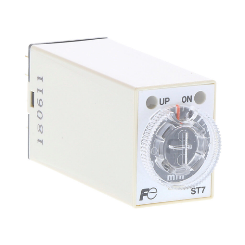 On-Delay Relay Timer, 1 To 10 Minutes Selectable Timing Range, 24 VDC Operating Voltage