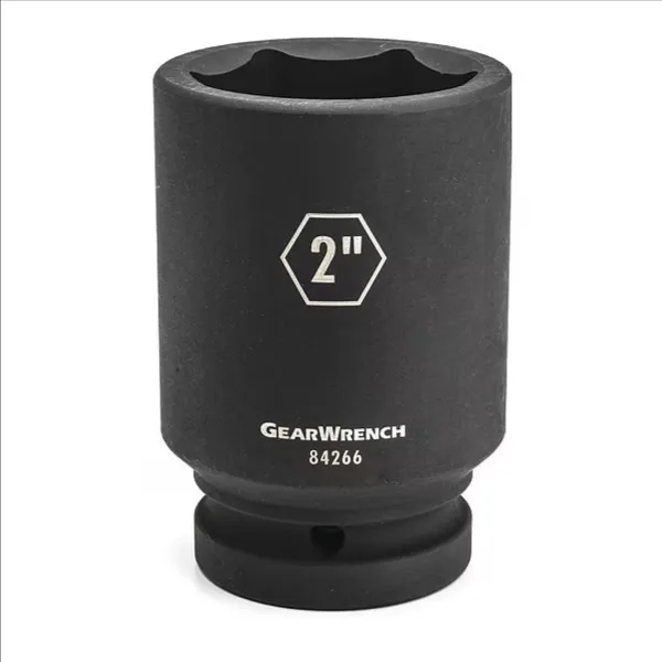 Deep Impact SAE Socket, 1 Inch Drive, 6 Point, 1-9/16 Inch Size