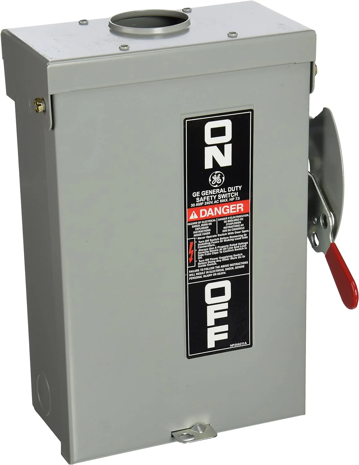 Disconnect Switch, 2 Pole, 30 A, 240 V, TH Frame Type