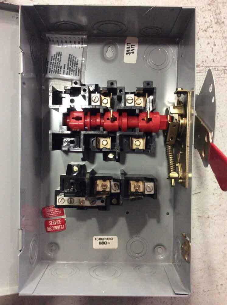 Disconnect Switch, 2 Pole, 60 A, 240 V, TH Frame Type