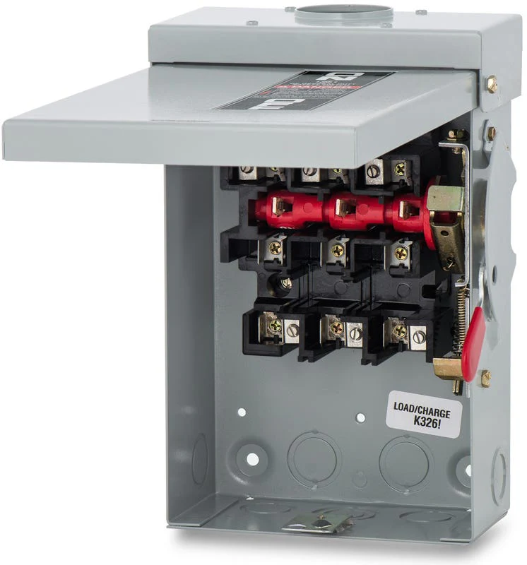 Disconnect Switch, 3 Pole, 30 A, 240 V, TG Frame Type