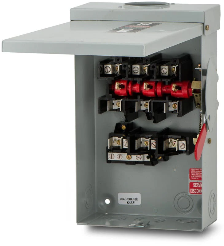 Disconnect Switch, 3 Pole, 60 A, 240 V, TG Frame Type