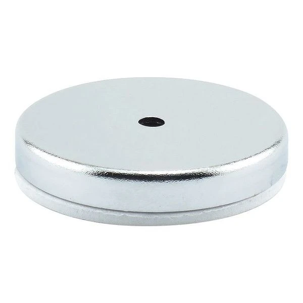 Shallow Pot Magnet, Ceramic, 20 lb. Pull