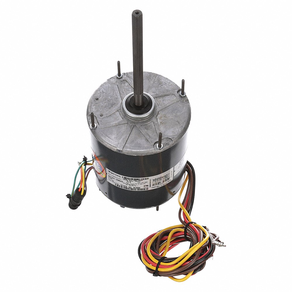 Condenser Fan Motor, 3/4 HP, 1 Phase, 60 Hz, 460 V, 1625 RPM, 2 Speed, 48 Frame
