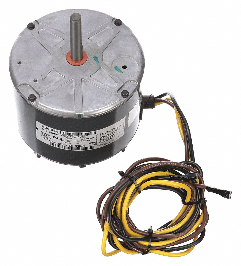 Replacement Motor, 1/4 HP, 1 Phase, 60 Hz, 208-230 V, 1100 RPM, 1 Speed, 48 Frame
