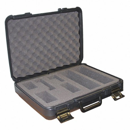 Carrying Case, 19 1/4 Inch Length, Black, Top and Bottom Foam Inserts