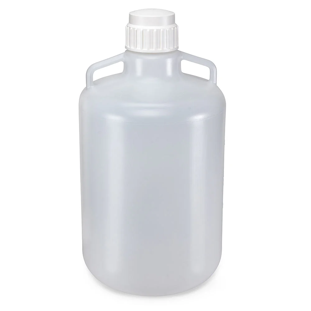 GLOBE SCIENTIFIC 7200020 Carboy, Cylindrical, Integral Shoulder Carboy/Jerrican/Jug Handle, Autoclavable | CP6MKN 55NH07
