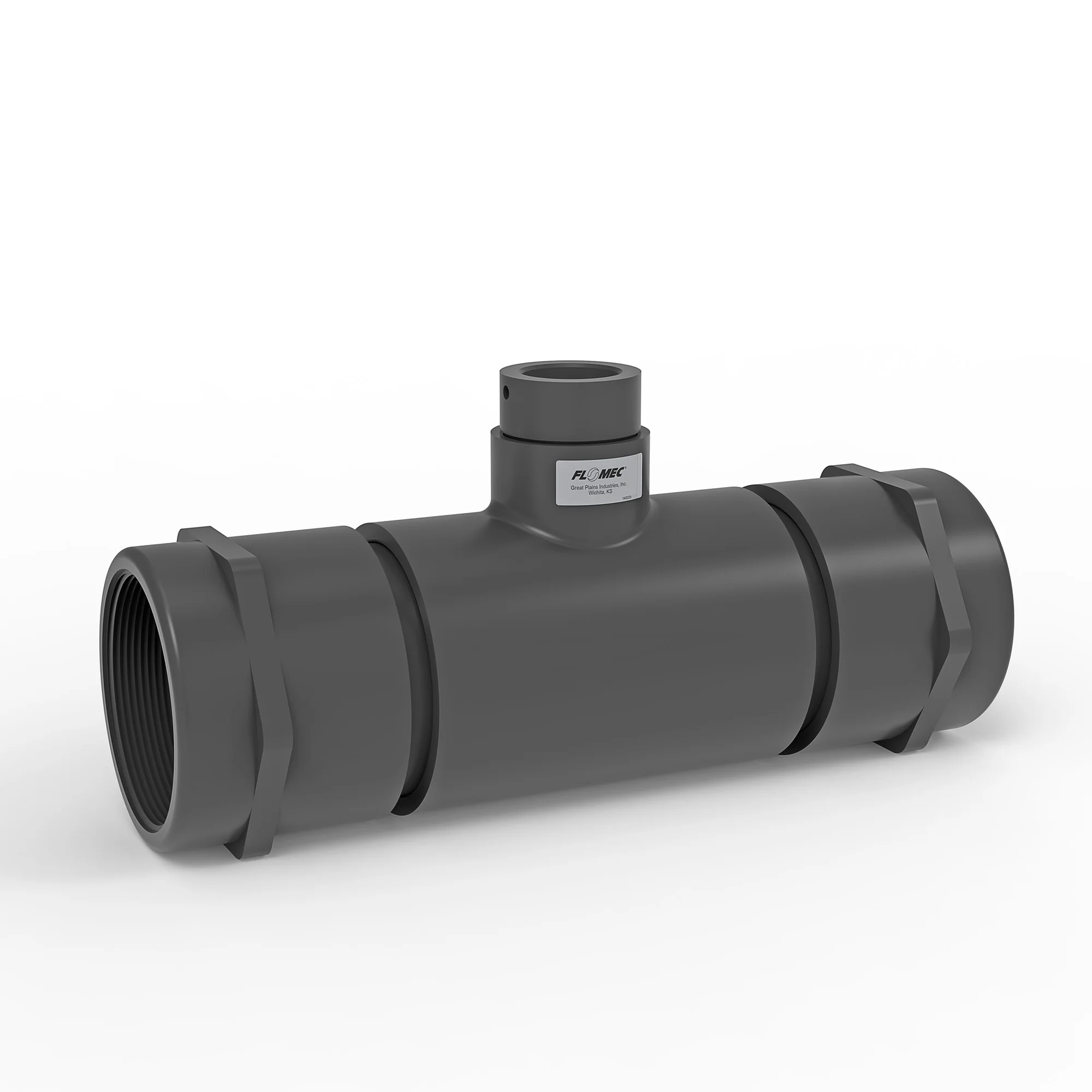 Replacement Threaded Pvc Tee For Flow Meters