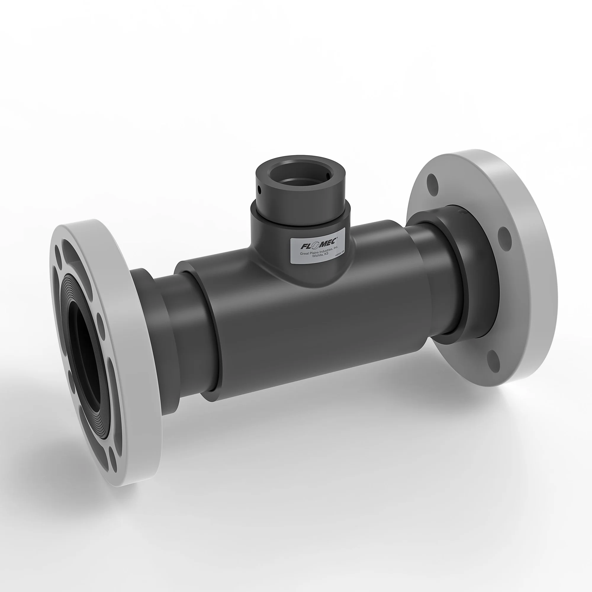 Replacement Flanged Pvc Tee For Flow Meters